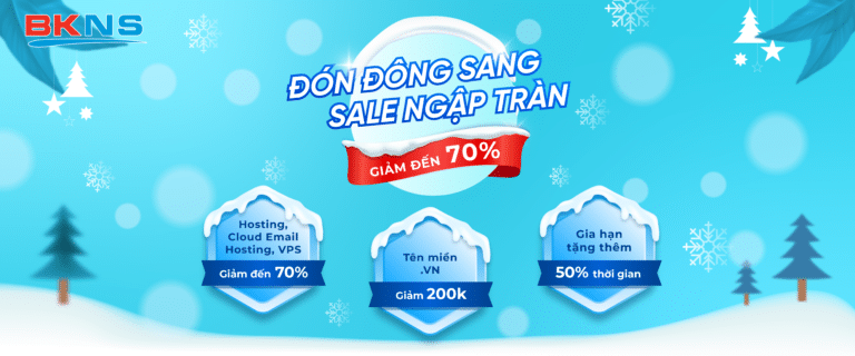 Đón đông sang - sale ngập tràn cùng BKNS