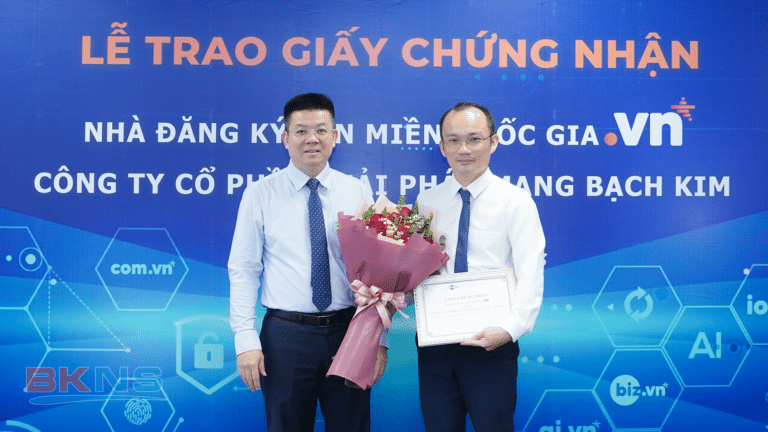 Giấy chứng nhận tên miền .vn