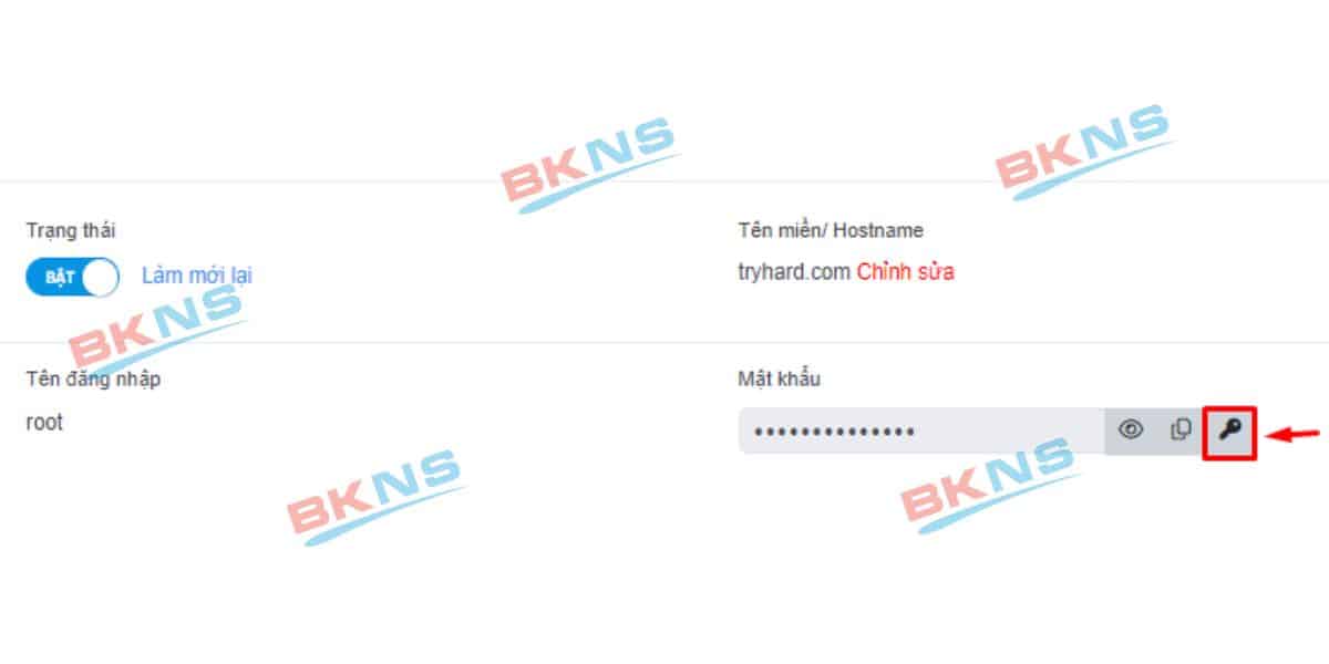 Chọn mật khẩu mới