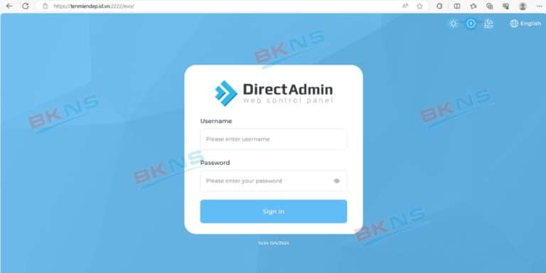 Hướng dẫn sử dụng hosting DirectAdmin cơ bản