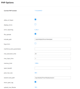 Tùy chỉnh Options