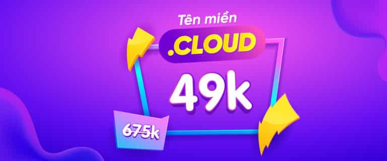 Tên miền .Cloud Chỉ 49K