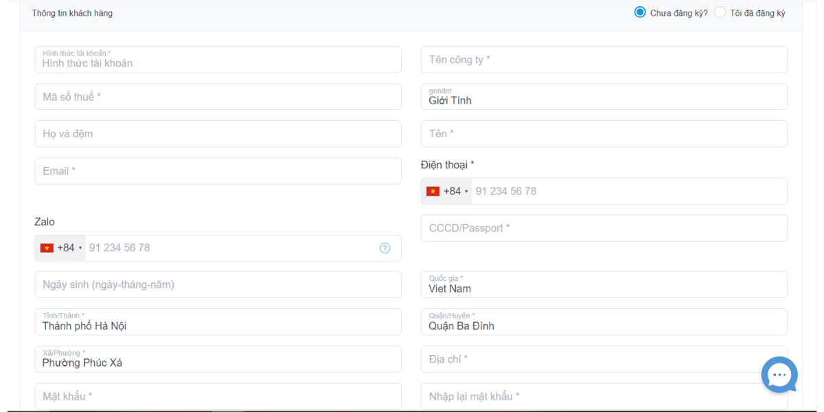 Thông tin khách hàng