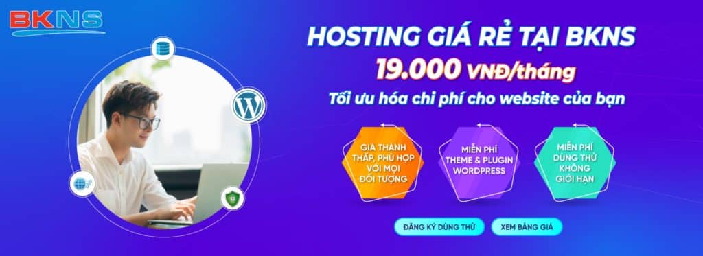 Thuê Dịch Vụ Hosting Giá Rẻ Tại BKNS, Chỉ Từ 19.000đ/tháng