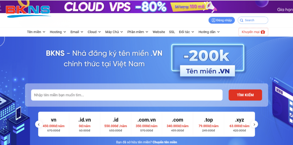 Hướng dẫn mua tên miền .CO tại BKNS