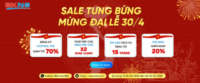 SALE TƯNG BỪNG – MỪNG ĐẠI LỄ 30/4 -1/5