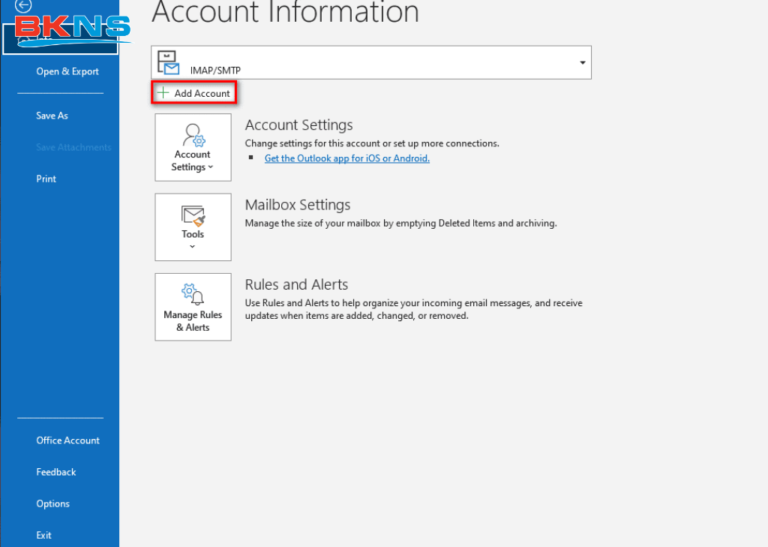 Cách cài đặt Email trên outlook office 365 đơn giản nhất 2026