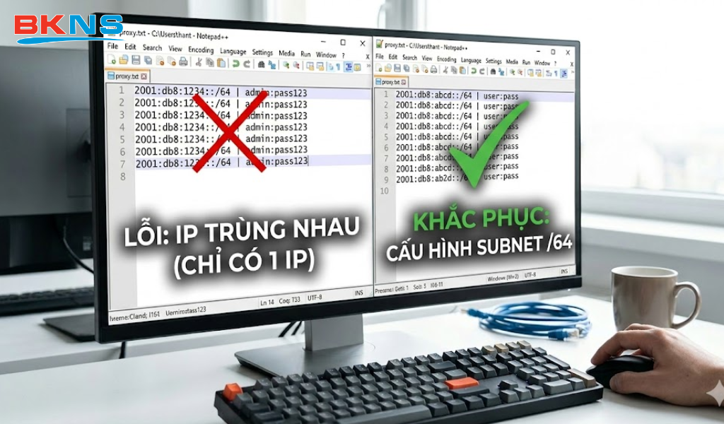 Lỗi danh sách Proxy hiện toàn IP trùng nhau