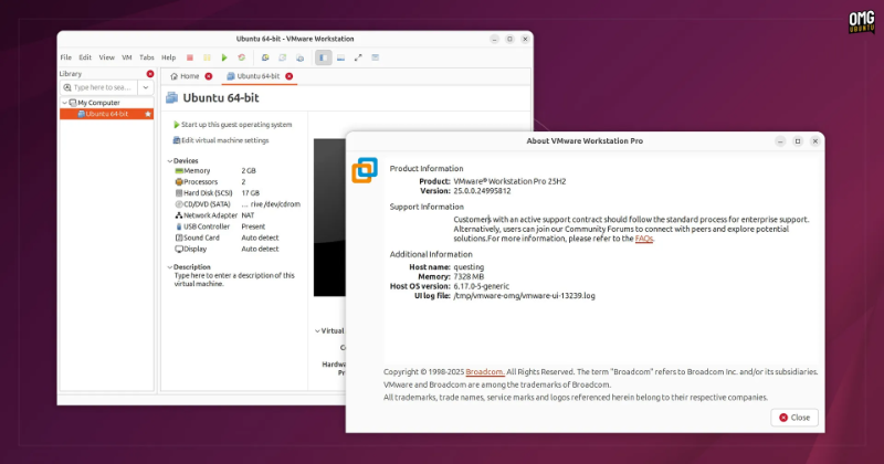 Các điểm nổi bật của VMware Workstation Pro 25H2