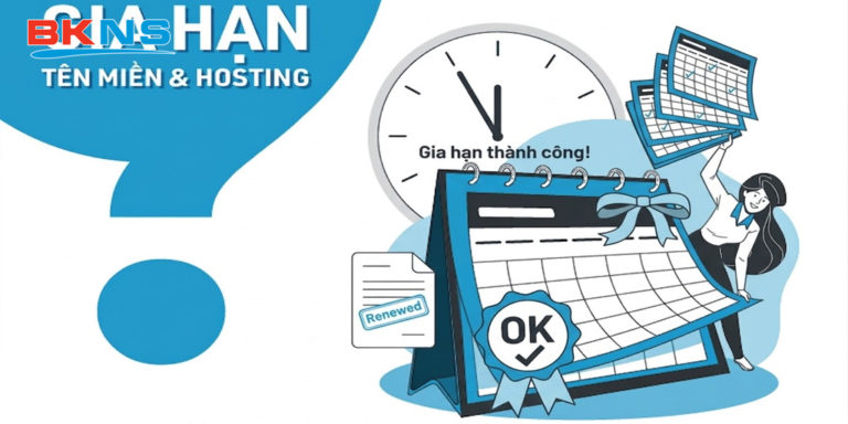 gia hạn tên miền và hosting