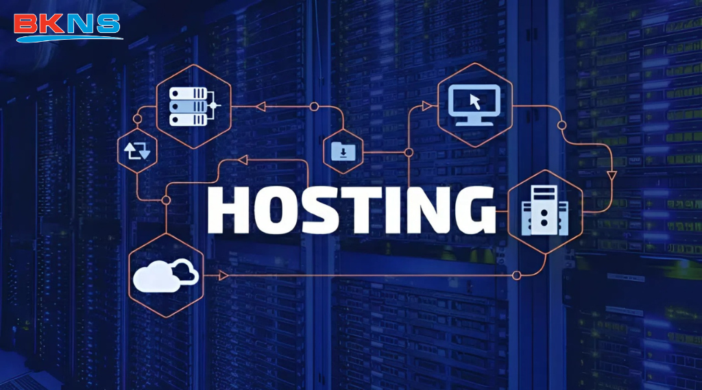 Hosting là không gian lưu trữ toàn bộ dữ liệu và đảm bảo website duy trì hoạt động 24/7