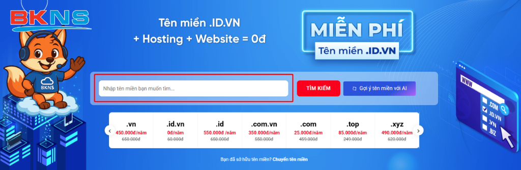 Kiểm tra sự tồn tại của tên miền