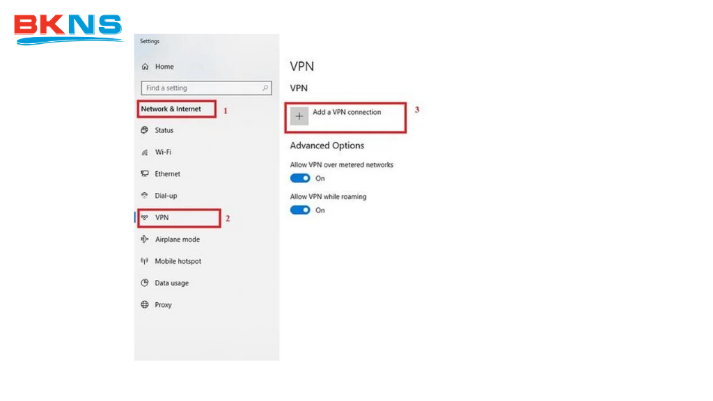 Tiến hành kết nối VPN trên máy tính