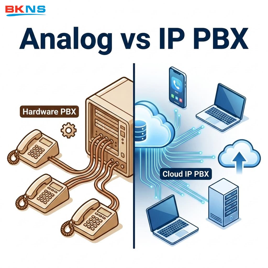 Bộ chuyển đổi ATA giúp nâng cấp tổng đài Analog lên IP