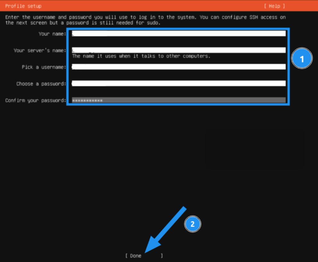 Tạo tài khoản quản trị