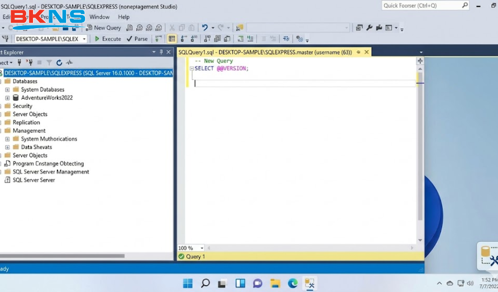 Đăng nhập SQL Server Management Studio