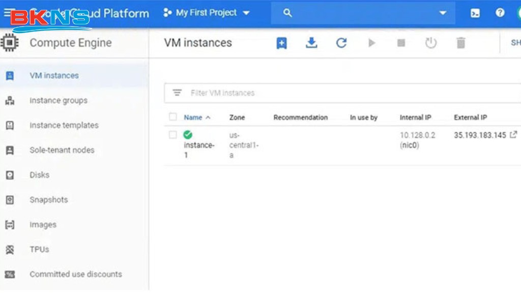 Sử dụng VPS Google Cloud
