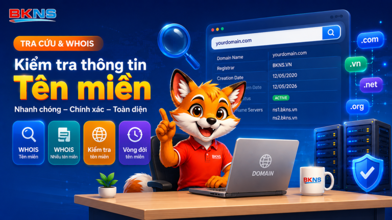 Tra cứu & WHOIS tên miền: Hướng dẫn kiểm tra thông tin đăng ký và trạng thái Domain